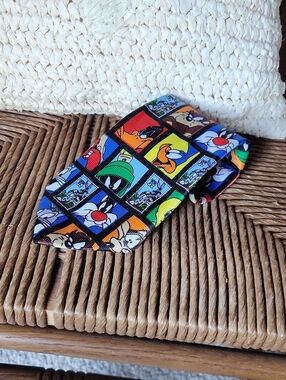 Warner Bros. Looney Toones Stamp Collection necktie, multi-colored